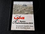 landbouw LANZ 5'Bauern Zapfwellenbinder SB50 vouwfolder, Verzenden, Zo goed als nieuw, Folder