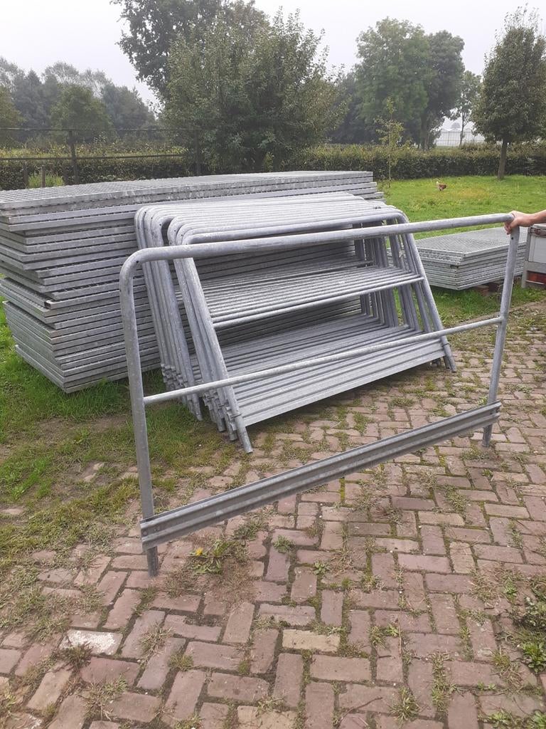 Gegalvaniseerd hekwerk, Tuin en Terras, Tuinhekken en Hekwerk, Ophalen of Verzenden, IJzer, Spijlenhekwerk