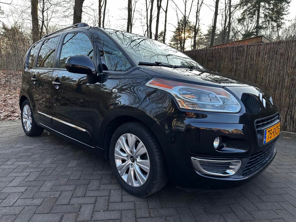 Citroën C3 Picasso 1.6 VTI Exclusive 2011 Airco/Cruise/Lm16’, Auto's, Citroën, Voorwielaandrijving, Euro 5, Zwart, 4 cilinders