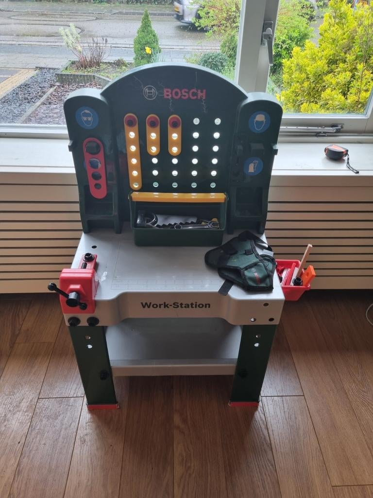 Bosch kinder werkbank, Ophalen of Verzenden, Gebruikt, Bouwen