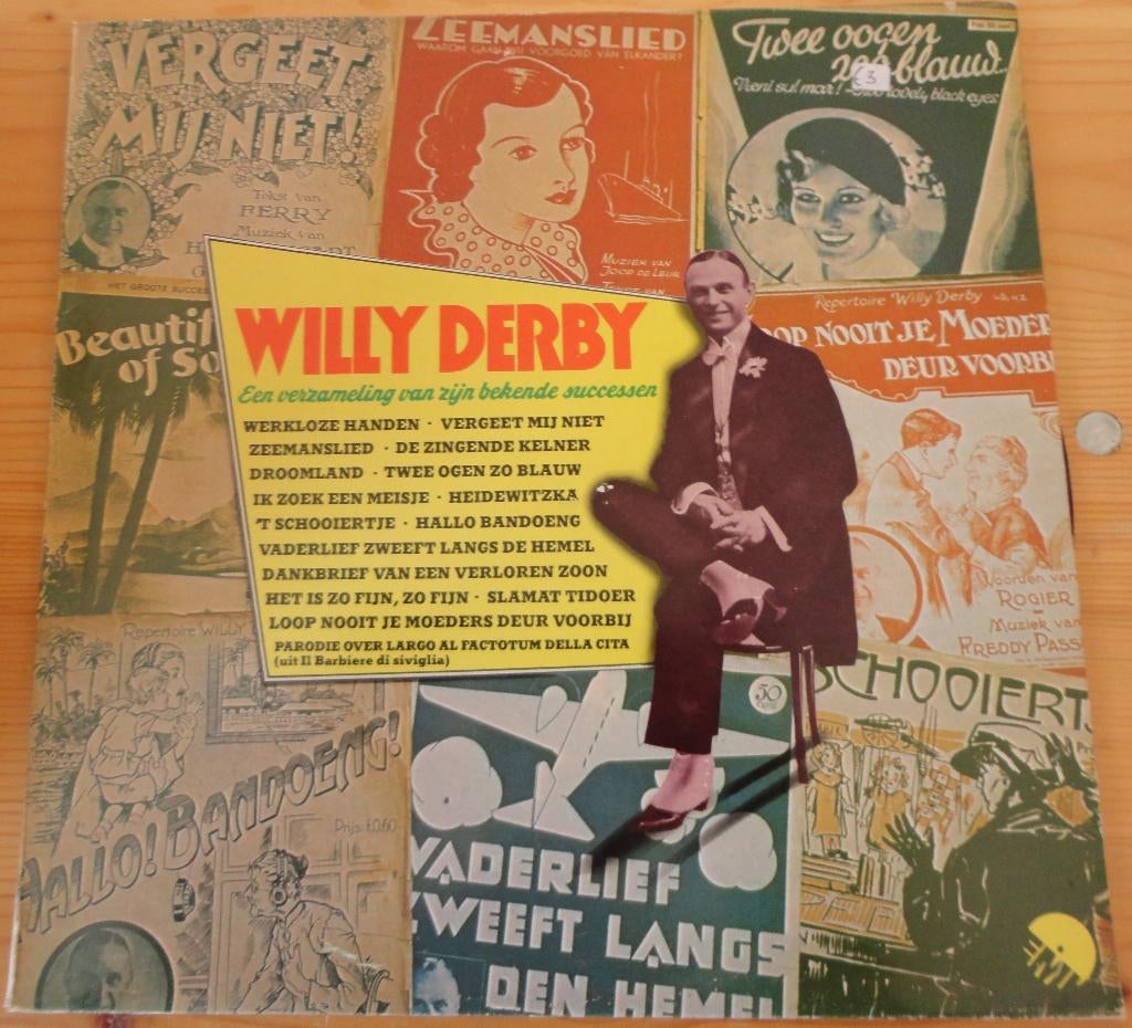 Will Derby (LP), Ophalen of Verzenden, Gebruikt, 12 inch, Levenslied of Smartlap