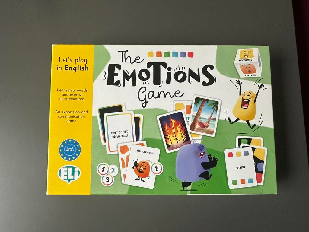 The emotions game - ESL - A2 - B1, Ophalen of Verzenden, Zo goed als nieuw, Speelkaart(en)
