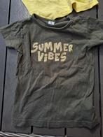 Groen T-shirt maat 92 - Summer Vibes, Kinderen en Baby's, Kinderkleding | Maat 92, Jongen of Meisje, Ophalen of Verzenden, Zo goed als nieuw