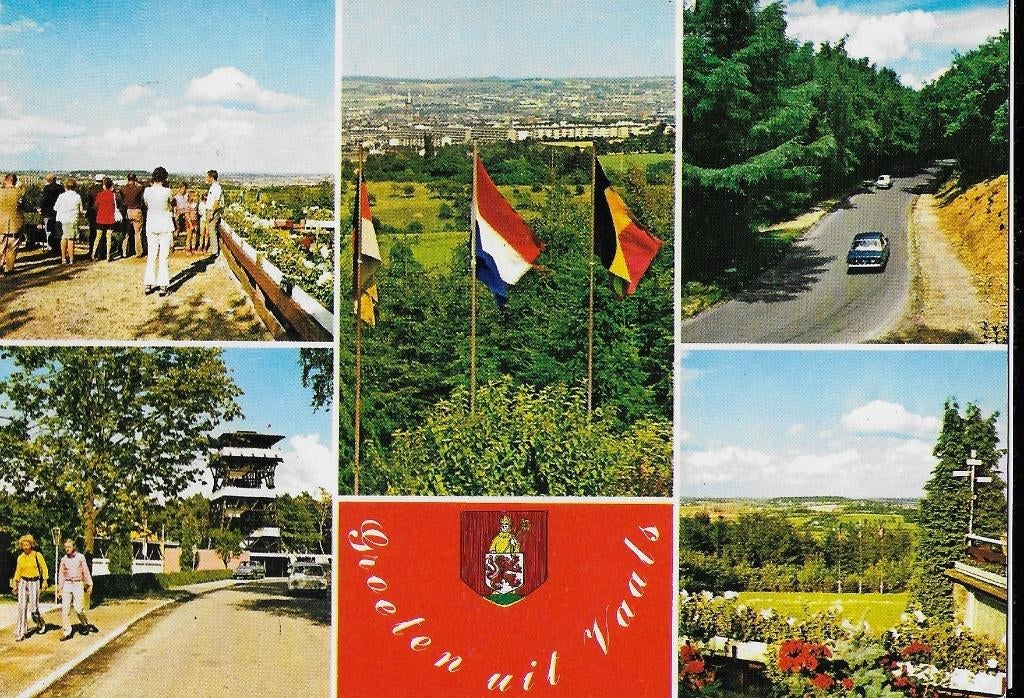 Ch68 gelopen ansichtkaart groeten uit vaals, Verzamelen, Ansichtkaarten | Nederland, Ophalen of Verzenden, 1980 tot heden, Gelopen