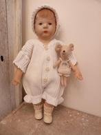 Vintage poppen kleertjes hansop met mutsje., Verzenden, Zo goed als nieuw, Pop