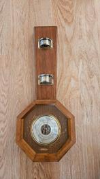 Antieke Houten Barometer in Goede Staat, Audio, Tv en Foto, Weerstations en Barometers, Ophalen, Gebruikt, Barometer