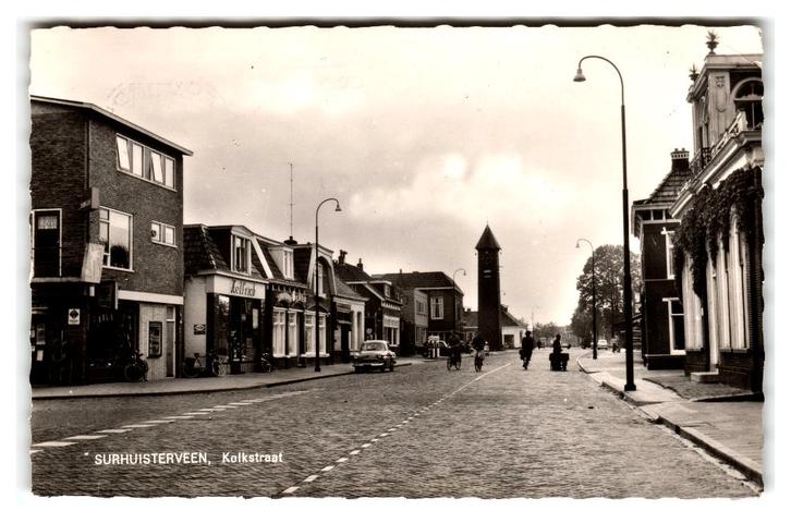 Surhuisterveen, Kolkstraat, Verzamelen, Ansichtkaarten | Nederland, Gelopen, Friesland, 1960 tot 1980, Verzenden