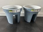 Bloempotten voor aan de balustrade NIEUW, Kunststof, Minder dan 30 cm, Minder dan 60 cm, Rond