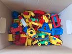 Grote doos Duplo met treinonderdelen en poppetjes, Ophalen, Gebruikt, Losse stenen, Duplo