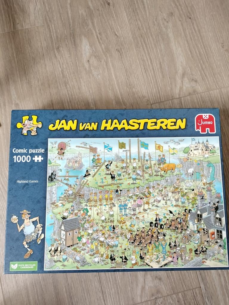 Jan van Haasteren puzzel 1000 stukjes, Ophalen, 500 t/m 1500 stukjes, Zo goed als nieuw