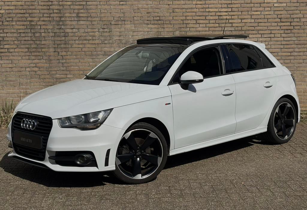 Audi A1 1.4 TFSI S LINE AUTOMAAT PANO PDC CRUISE NAVI LEER, Auto's, Audi, USB, A1, 4 cilinders, Leder