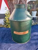 Antieke Groene Ronde Voorraadbus, Ophalen of Verzenden