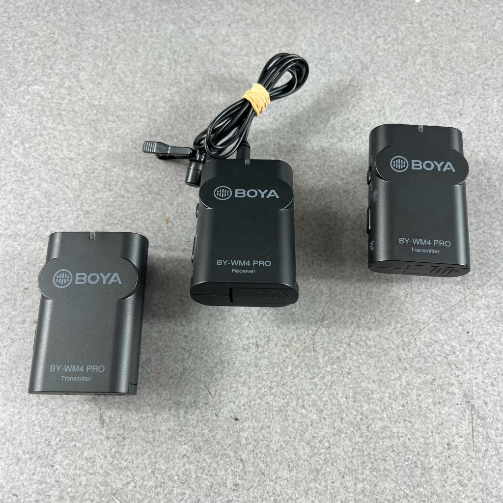 Boya BY-WM4PRO draadloos microfoon systeem | 406815, Ophalen of Verzenden, Gebruikt, Overige typen, Draadloos