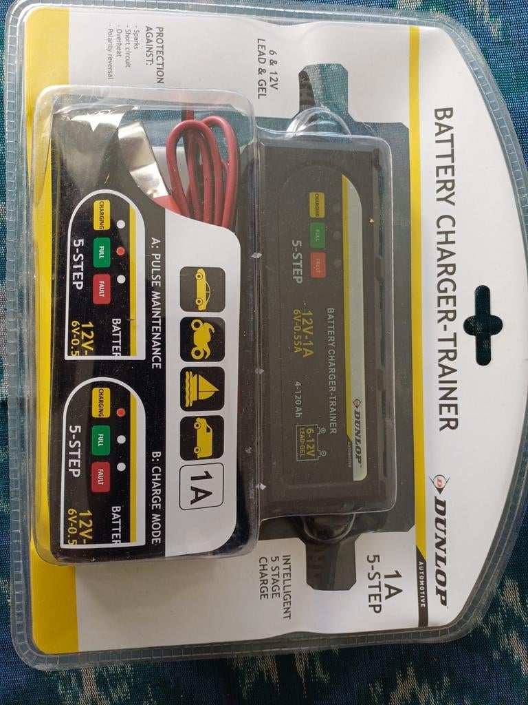 Dunlop Acculader / Druppellader 6V/12V - Nieuw, Auto-onderdelen, Accu's en Toebehoren, Universele onderdelen, Nieuw, Ophalen of Verzenden