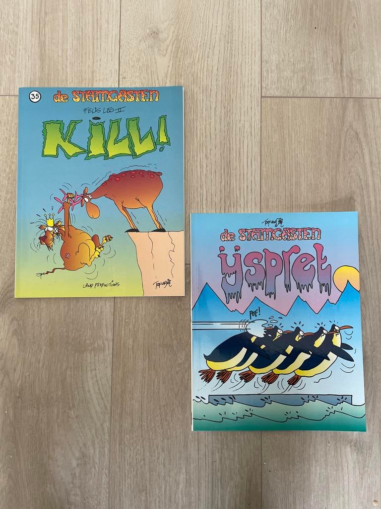 De Stamgasten: Kill! en IJspret, Meerdere stripboeken, Ophalen of Verzenden, Gelezen