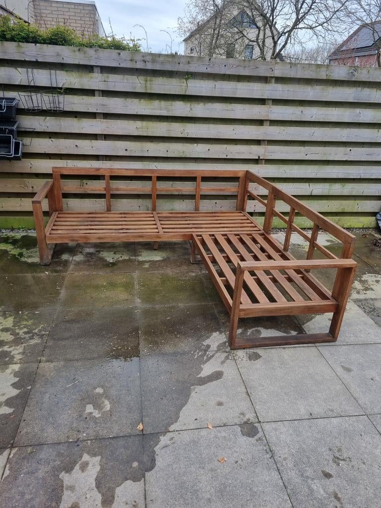 Lounge set, Ophalen, Zo goed als nieuw, Hout