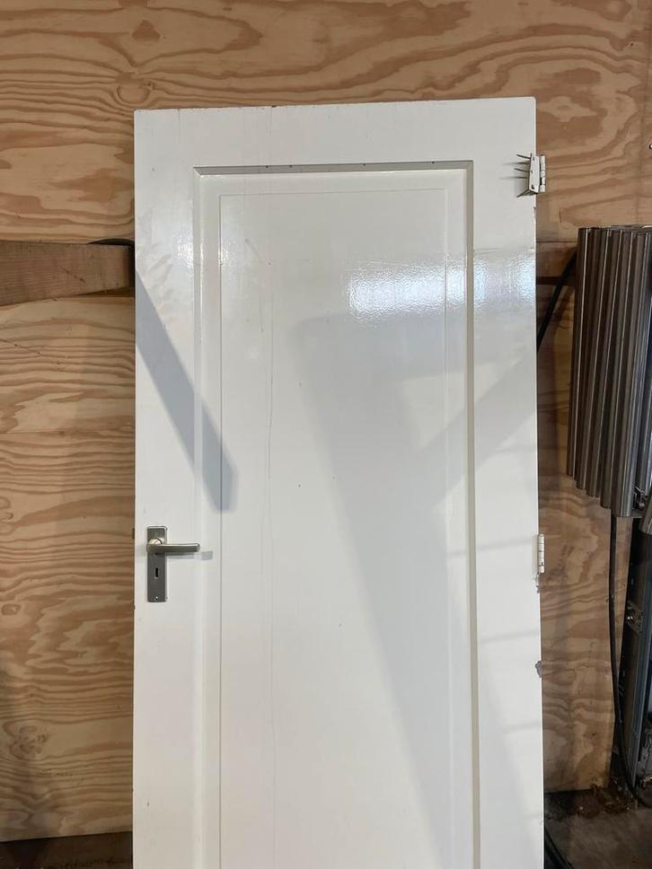 Massieve  paneeldeur 88x201.5 cm, Doe-het-zelf en Verbouw, Deuren en Horren, Gebruikt, Binnendeur, 200 tot 215 cm, 80 tot 100 cm