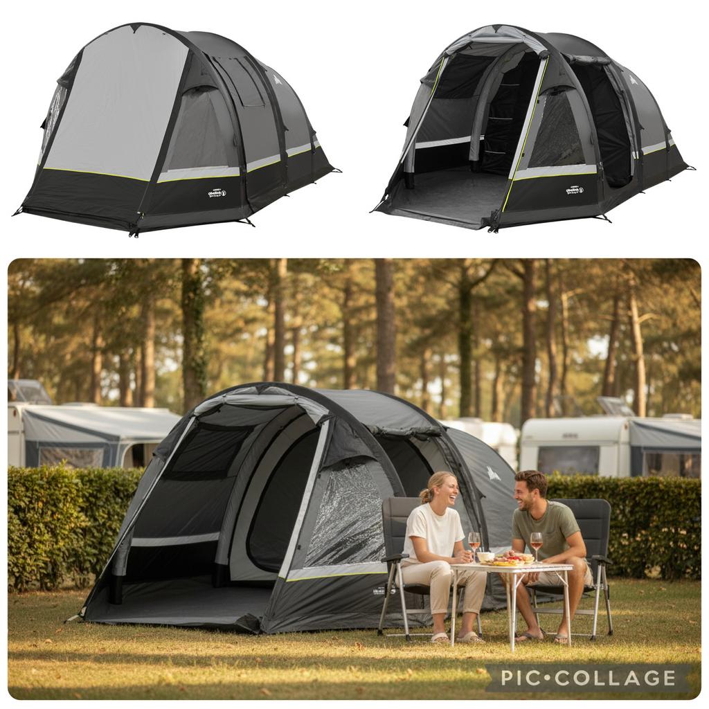Obelink Summer 4 Easy Air opblaasbare tunneltent, Caravans en Kamperen, Ophalen of Verzenden, Gebruikt, Tot en met 4