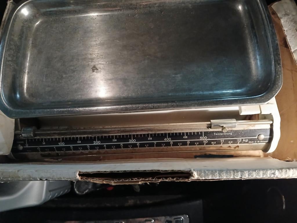 Vintage Weegschaal werkt prima, Ophalen of Verzenden, Huis en Inrichting