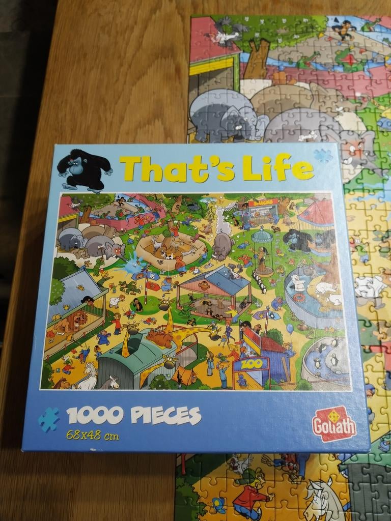 That's Life 1000 stukjes legpuzzel, Ophalen, 500 t/m 1500 stukjes, Zo goed als nieuw, Legpuzzel