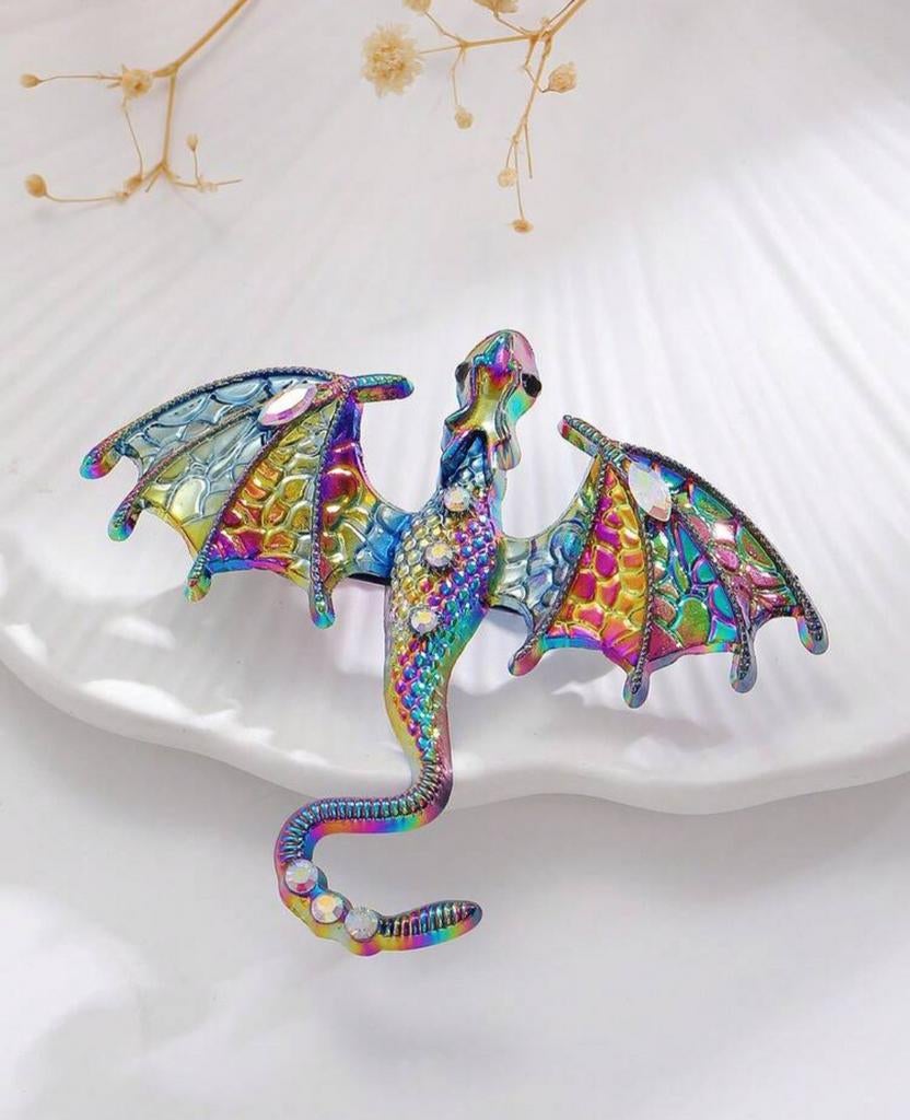 Draak broche, Ophalen of Verzenden, Overige materialen