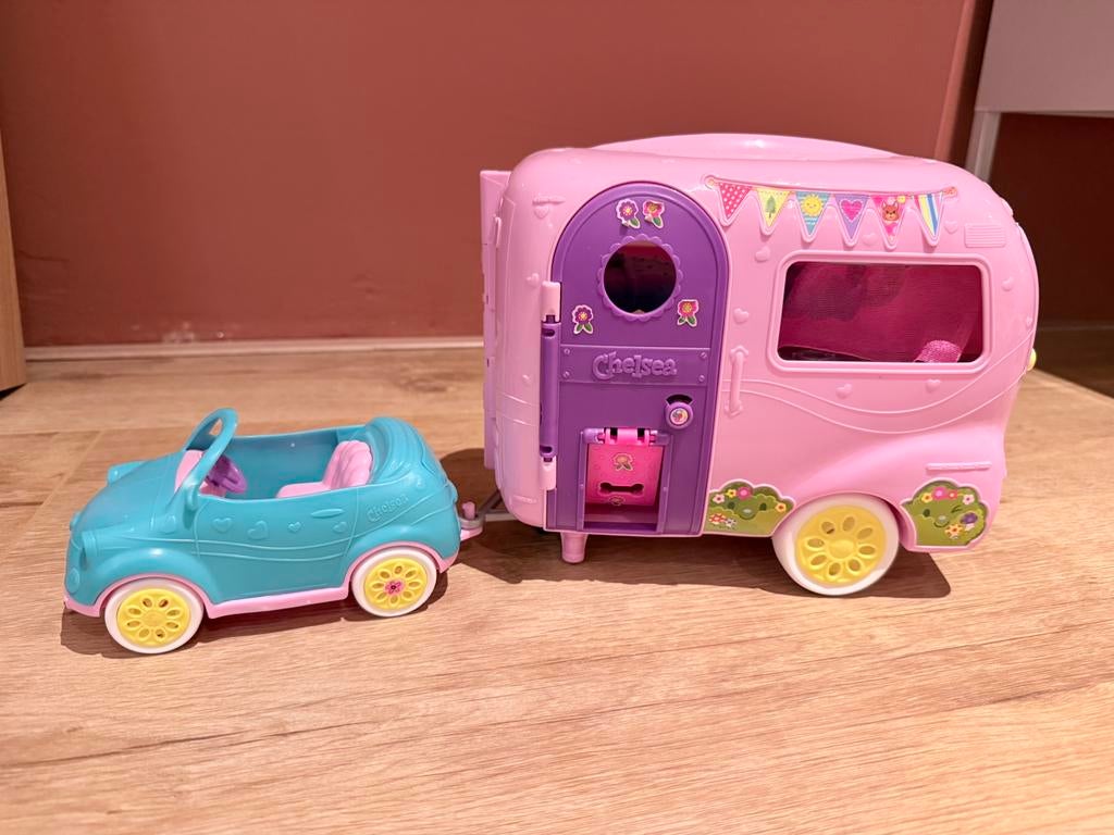 Barbie camper speelset, Ophalen of Verzenden, Zo goed als nieuw, Barbie