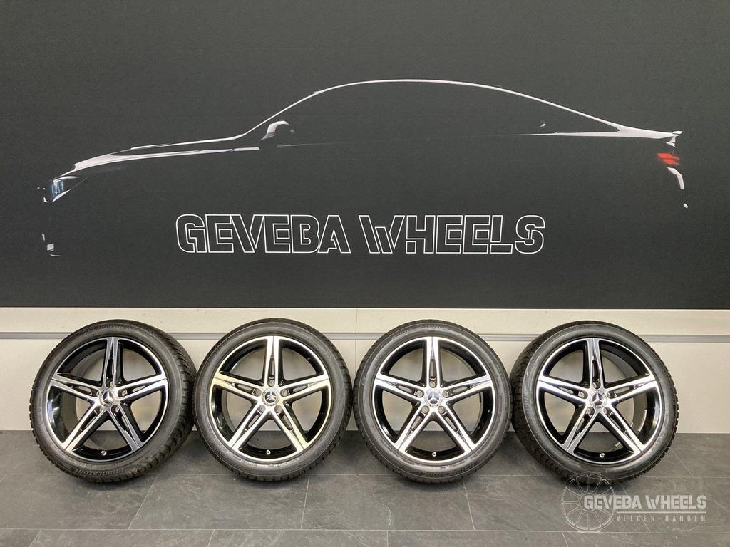 18” originele Mercedes A W177 velgen + winterbanden 5x112, Auto-onderdelen, Banden en Velgen, 18 inch, Gebruikt, -, -