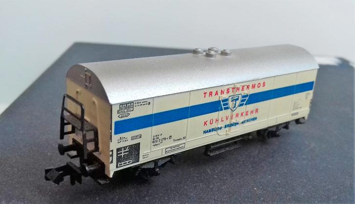 3 koel wagons 2 Fleischmann – 1 Minitrix., Hobby en Vrije tijd, Modeltreinen | N-Spoor, Zo goed als nieuw, Wagon, Gelijkstroom