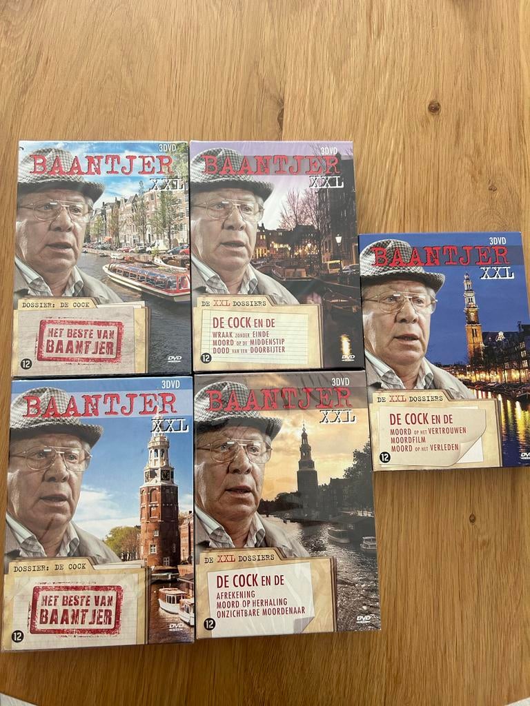 Baantjer XXL DVD Boxset - Deel 1 t/m 5, Ophalen, Boxset, Zo goed als nieuw, Vanaf 12 jaar