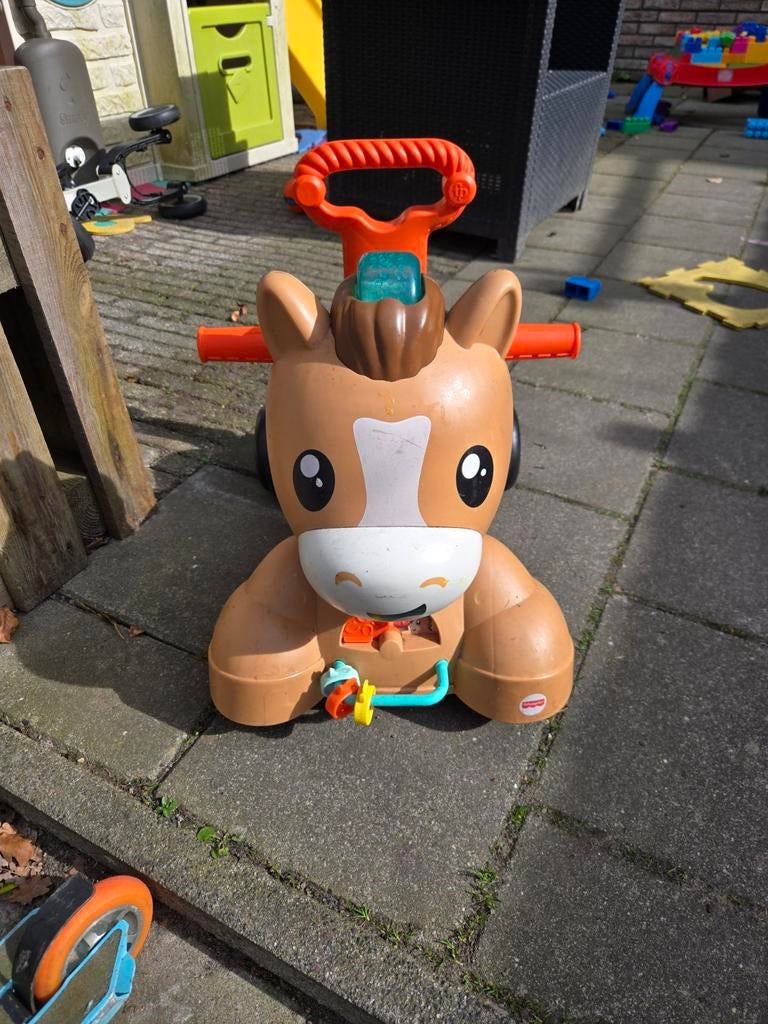 Fisher price pony loopwagen, Kinderen en Baby's, Speelgoed | Buiten | Los speelgoed, Ophalen, Gebruikt