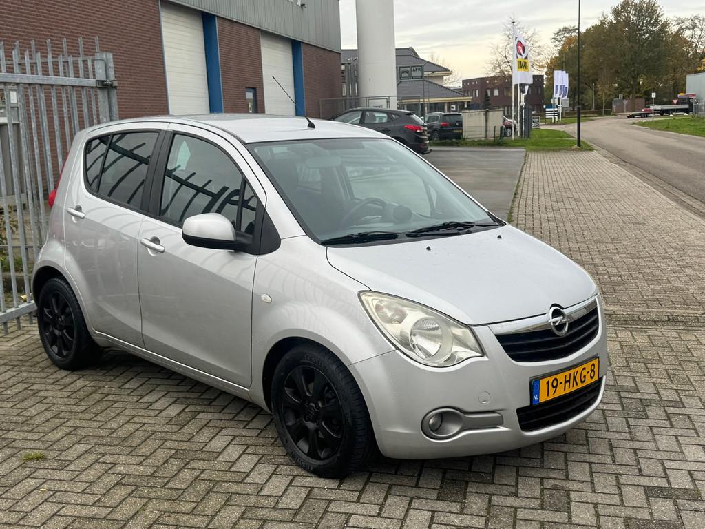 Opel Agila 1.2 Enjoy AUTOMAAT! 1e eigenaar l NL AUTO NAP l A, 4 cilinders, Origineel Nederlands, Bedrijf, Zilver of Grijs