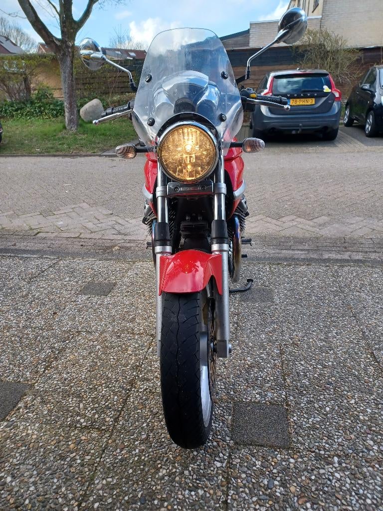 moto guzzi breva 750, 750 cc, 2 cilinders, Cardan-aandrijving, Motorrijbewijs A