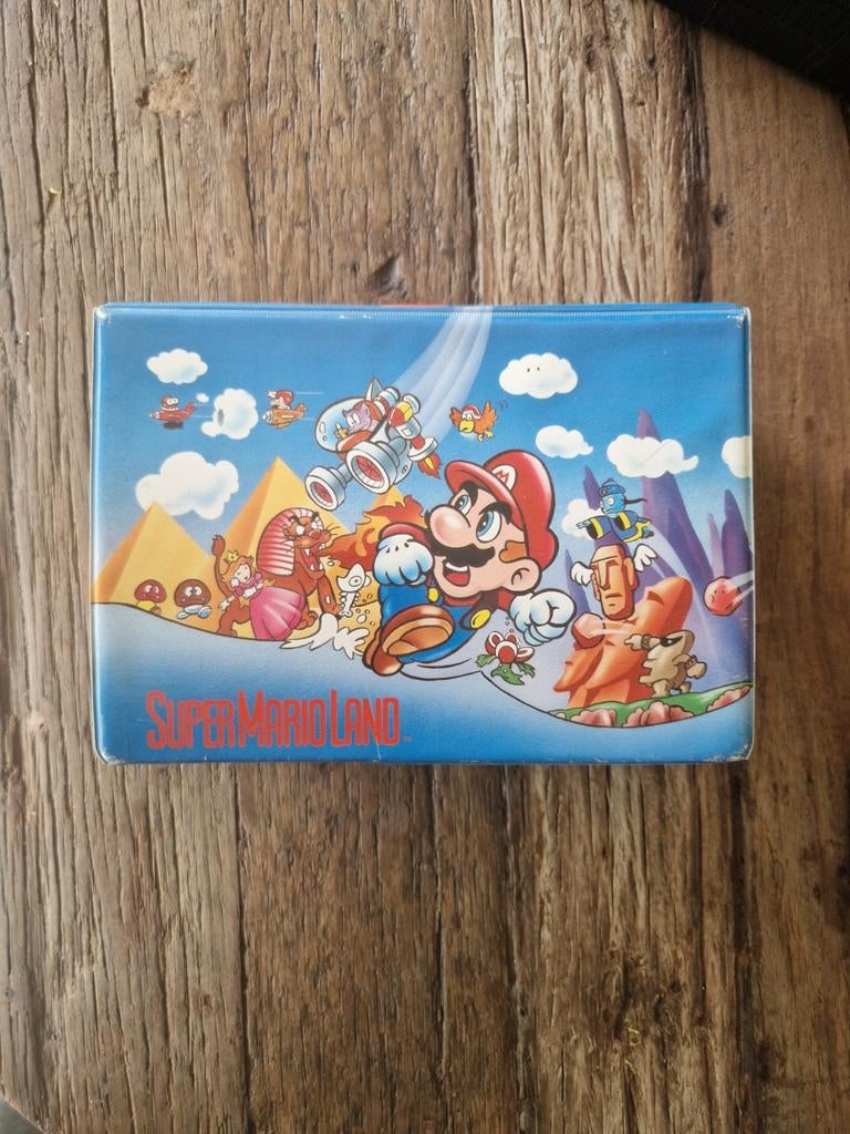 Nintendo Game Boy Super Mario Land bewaarkoffer, Spelcomputers en Games, Spelcomputers | Nintendo Game Boy, Gebruikt, Game Boy Classic