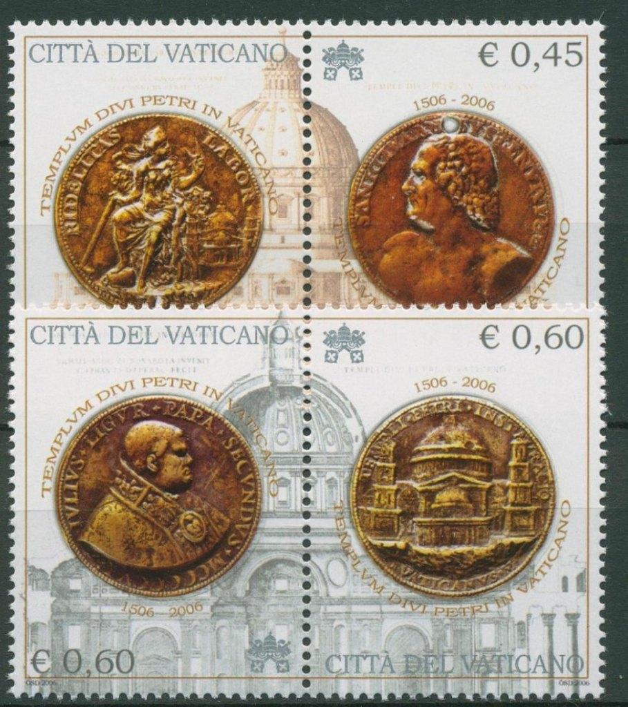 25-04 Vaticaan MI 1554/7 paren postfris, Verzenden, Postfris