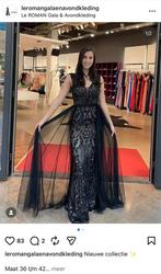 Gala / avondjurk met sleep – maat XL, Galajurk, Zwart, Maat 46/48 (XL) of groter, Ophalen of Verzenden