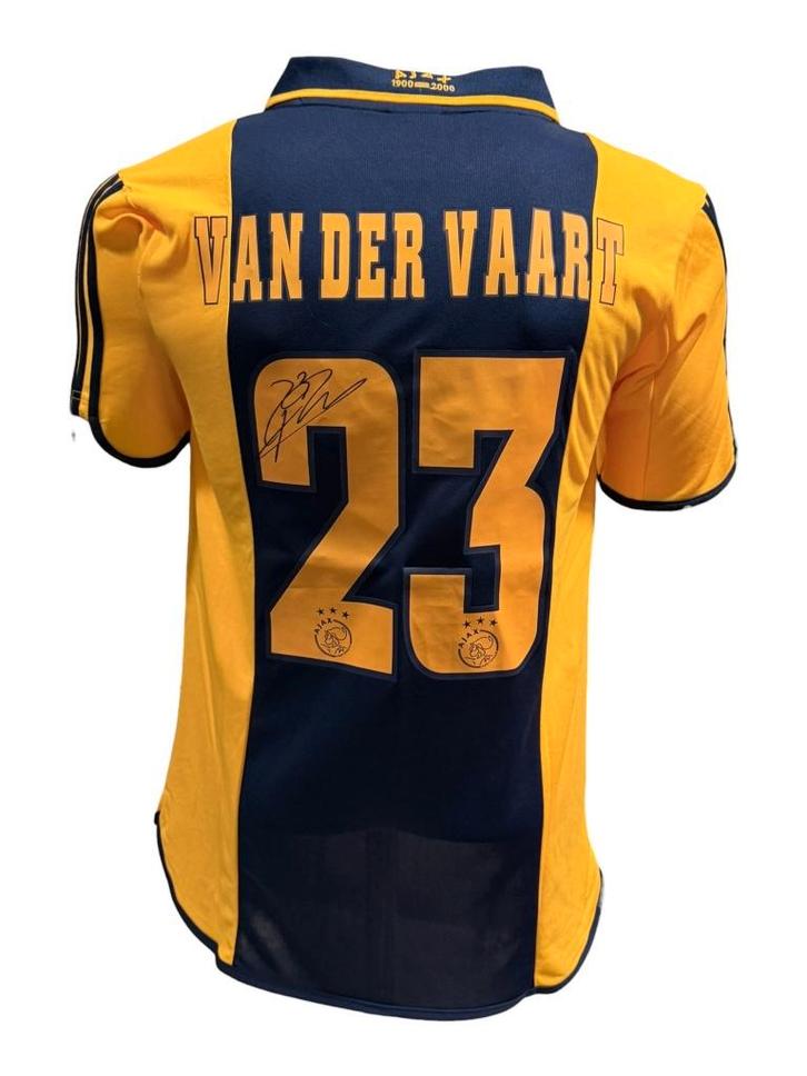 Rafael van der Vaart AFC Ajax 00/01 gesigneerd Uit Shirt, Verzamelen, Sportartikelen en Voetbal, Zo goed als nieuw, Shirt, Ajax