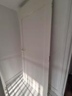 Witte houten binnendeur, gebruikt, Doe-het-zelf en Verbouw, Deuren en Horren, Ophalen, Gebruikt, 80 tot 100 cm, Binnendeur