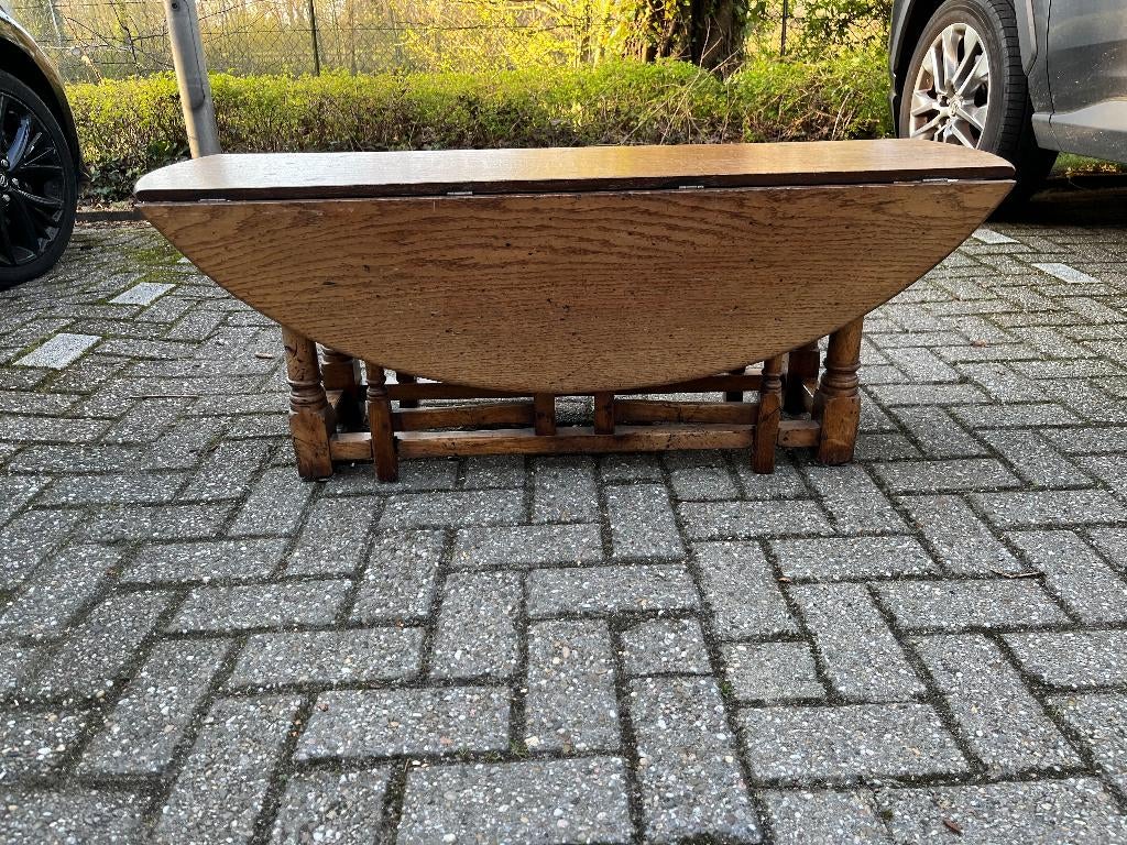 Gatelec ( hangoor) tafeltje, Huis en Inrichting, Tafels | Bijzettafels, Ophalen, Minder dan 45 cm, Gebruikt, 75 cm of meer