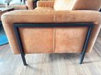 Lederen 3-zits bankstel van De Bommel Meubelen, Ophalen, Gebruikt, Minder dan 75 cm, Driepersoons