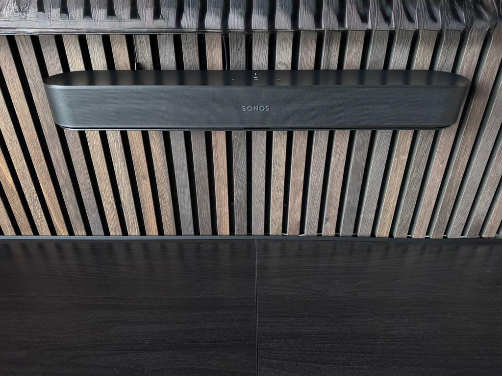 Uitstekende Sonos Beam Gen 2 Soundbar (zwart), Audio, Tv en Foto, Soundbars, Ophalen, Zo goed als nieuw
