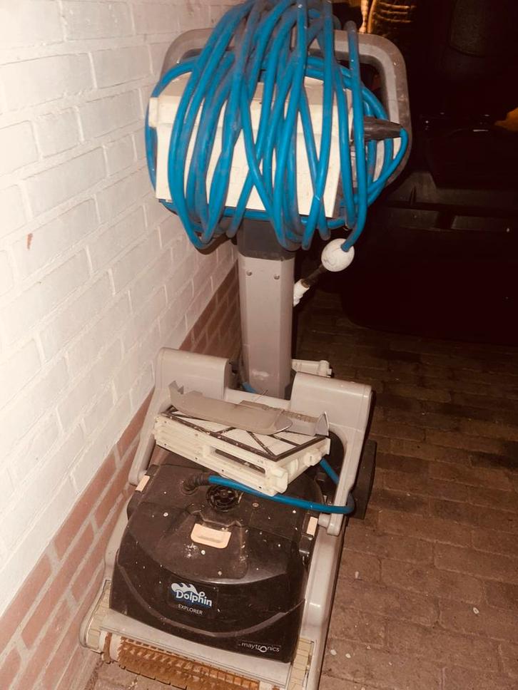 Dolphin Explorer zwembadrobot van Maytronics., Tuin en Terras, Zwembad-toebehoren, Gebruikt, Overige typen, Ophalen of Verzenden
