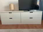 LadeKasten IKEA, wit, NORDLI, 160x47cm, Ophalen, Zo goed als nieuw, 25 tot 50 cm