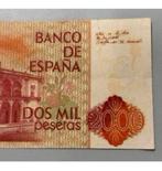 Spanje spaans bank biljet geld 2000 Pesetas 1980 goede staat, Ophalen of Verzenden, Overige landen, Los biljet