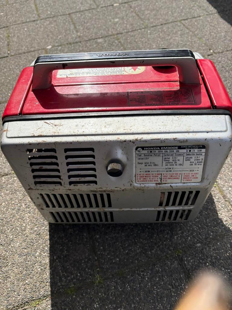 Honda EM300 Draagbare Benzine Generator - Compact & Betrouwb, Ophalen of Verzenden, Gebruikt