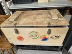 Kist met vintage kampeer spullen, .., Gebruikt, ., Ophalen