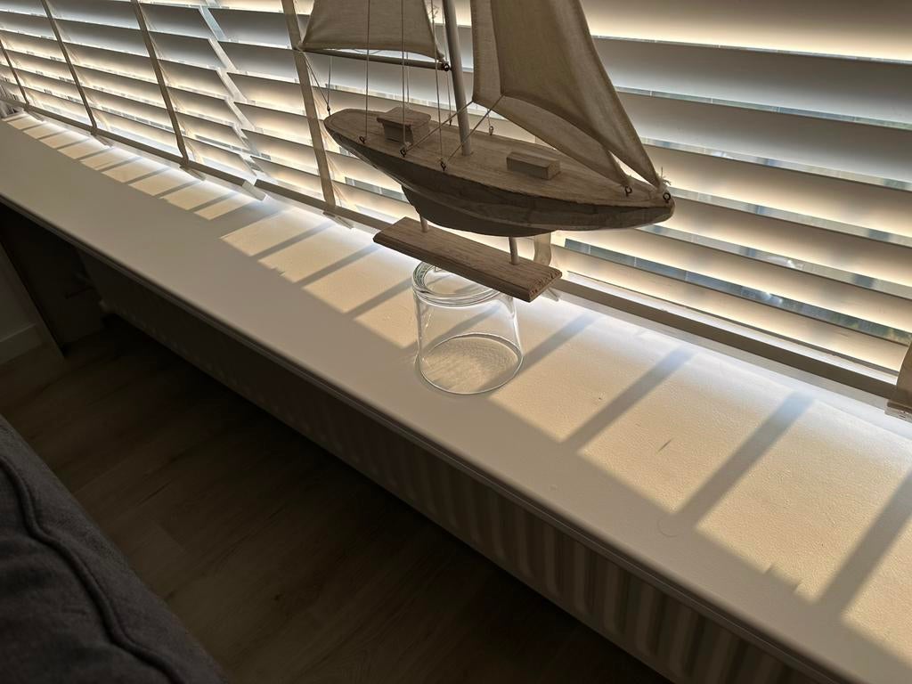 Hout jaloezieen, Ophalen of Verzenden, Zo goed als nieuw, Zonnebank enkelzijdig, Minder dan 10 lampen