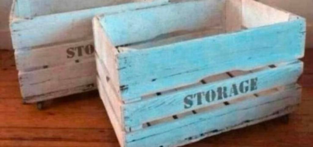 2 kisten op wieltjes, Ophalen, Zo goed als nieuw, 50 tot 100 cm, Minder dan 50 cm