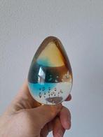 Presse-papier druppel van massief glas, D7xH10cm (a1), Antiek en Kunst, Antiek | Glas en Kristal, Ophalen of Verzenden