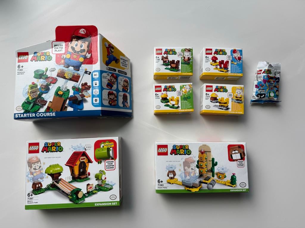 Lego Mario Starterset, uitbreidingen en power-ups, Kinderen en Baby's, Speelgoed | Duplo en Lego, Ophalen of Verzenden, Nieuw