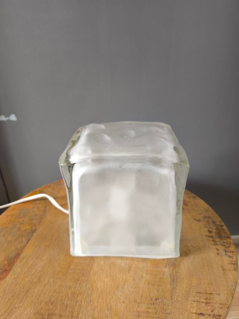 Vintage Ikea Iviken 'Ice Cube' Tafellamp Jaren '90, Ophalen of Verzenden